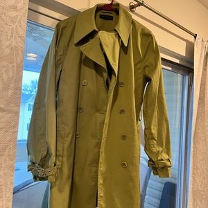 Beautiful army green rain coat brand new